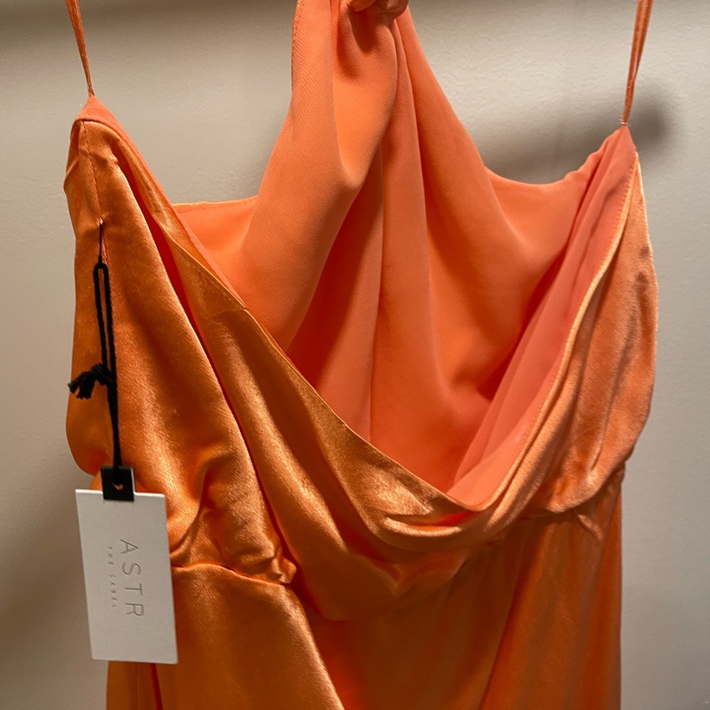 Astr Orange Mini Dress - Picture 6 of 7
